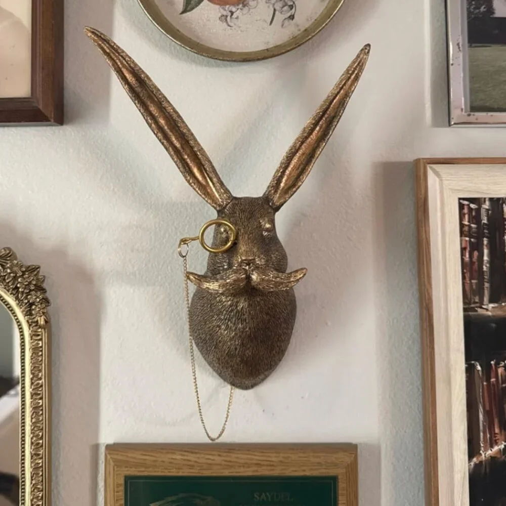 Rabbit Head Wall Décor – Modern Statement Art